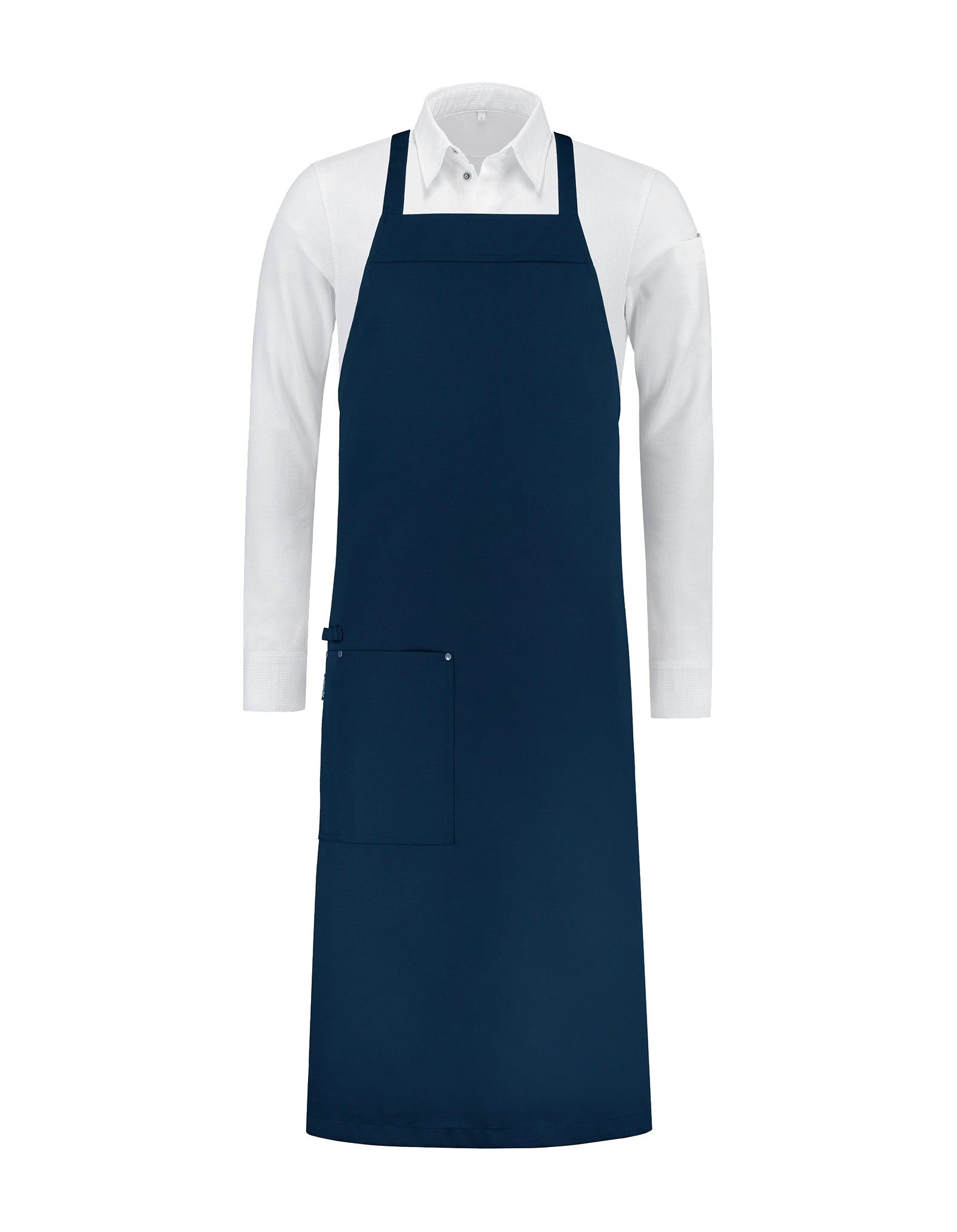 Bib Apron Erik Navy by Le Nouveau Chef -  ChefsCotton