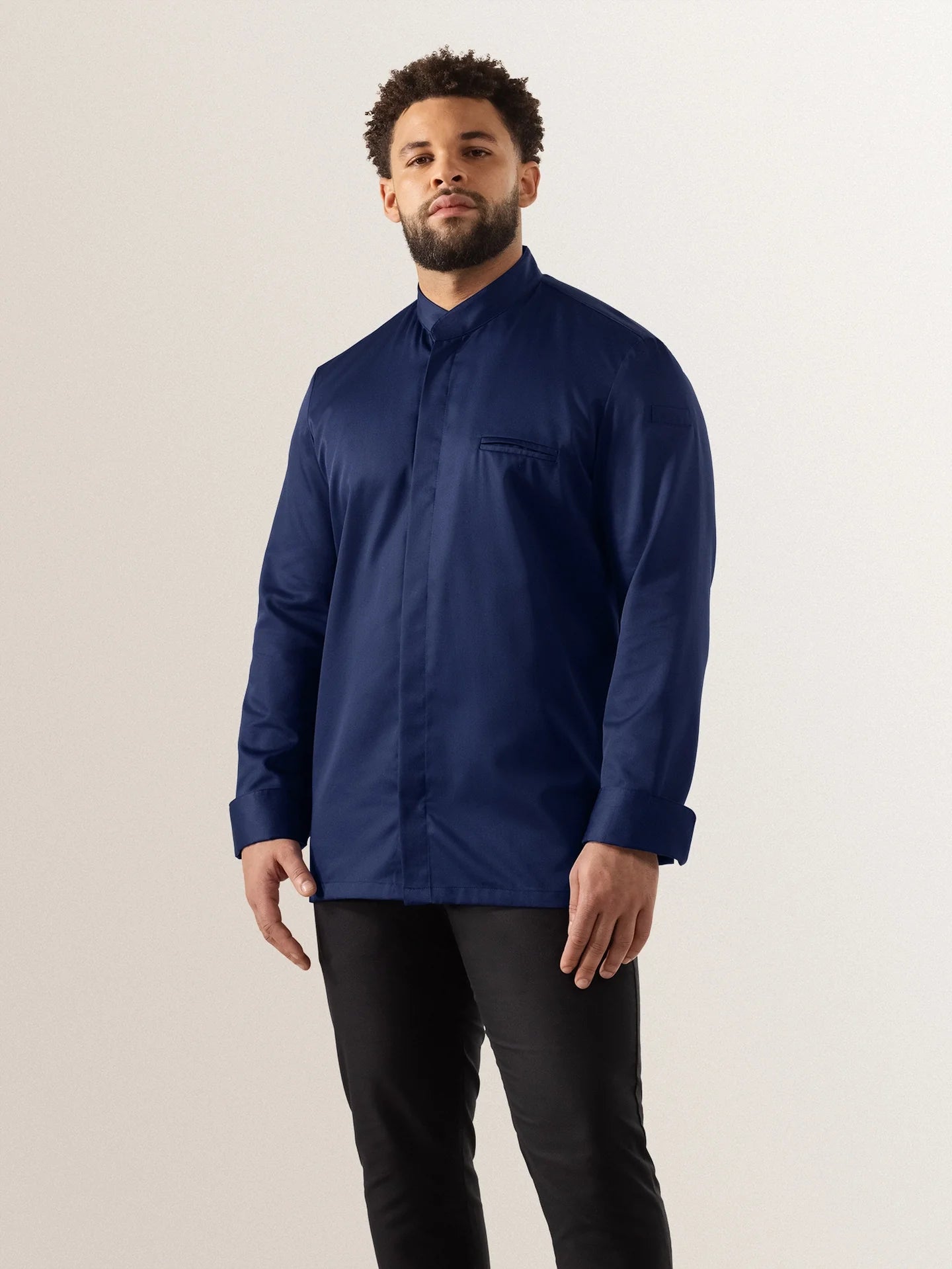 Chef Jacket Alain Patriot Blue by Le Nouveau Chef -  ChefsCotton