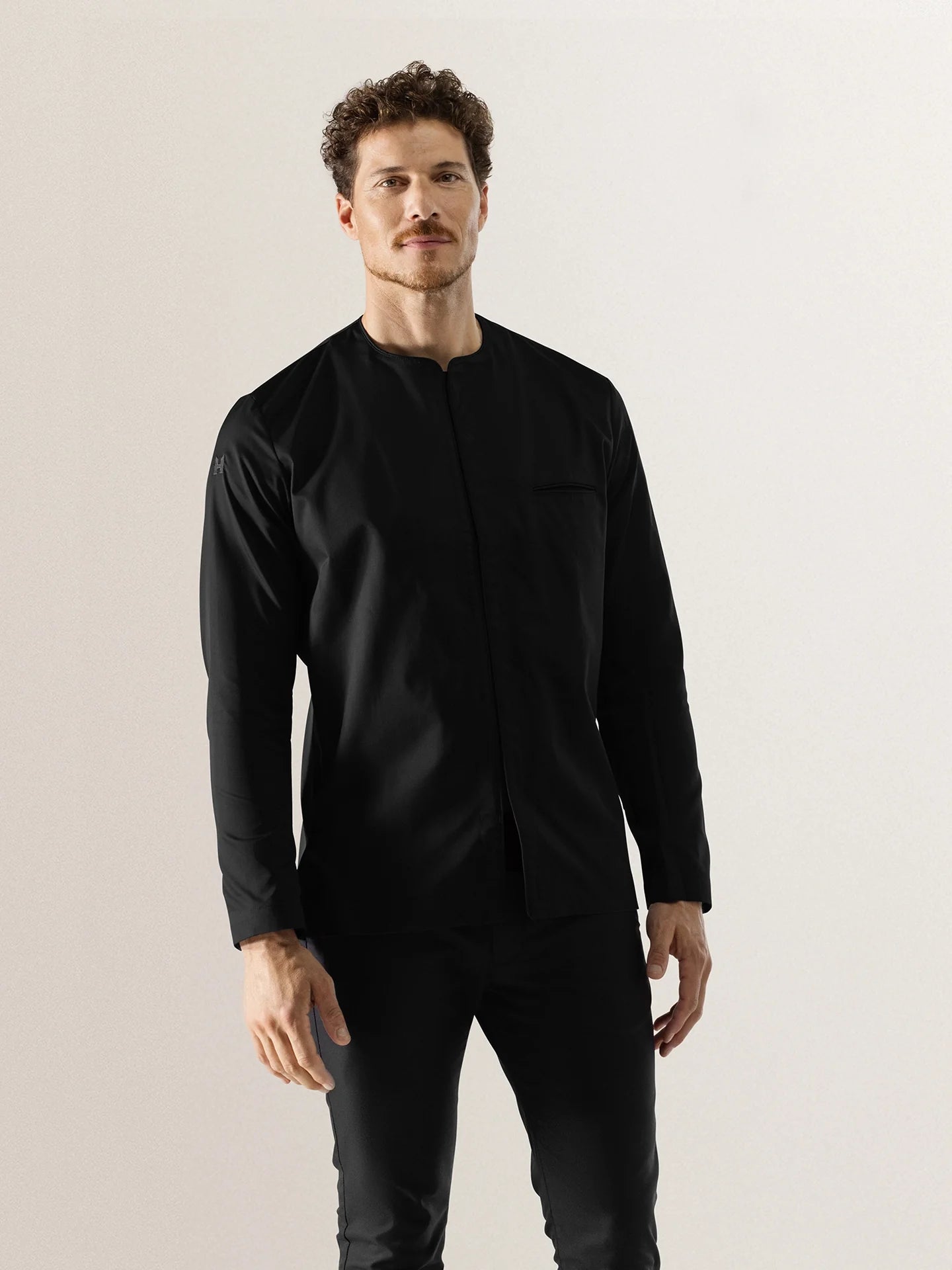 Chef Jacket Jason Black by Le Nouveau Chef -  ChefsCotton