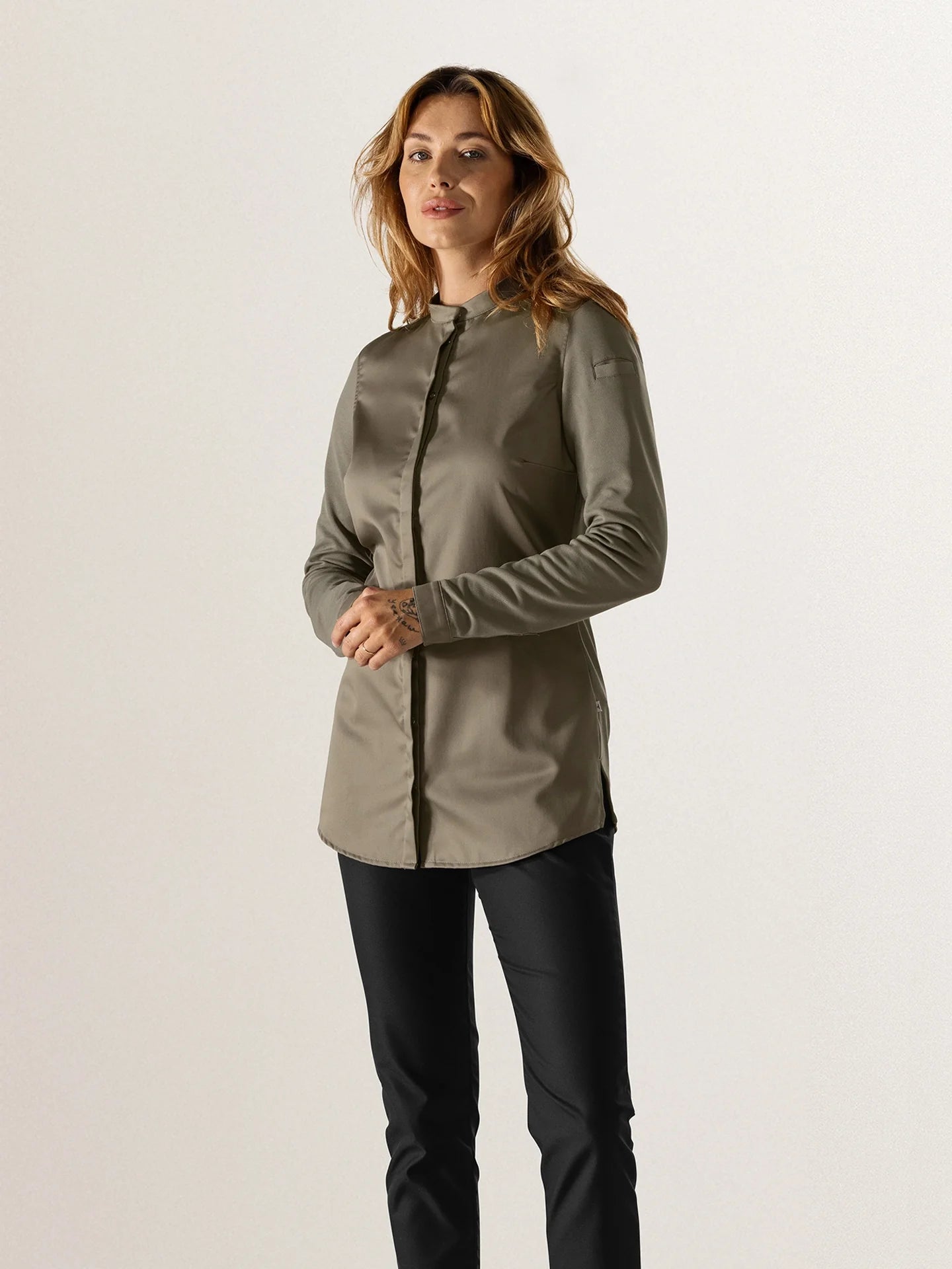 Chef Jacket Jolie Olivette by Le Nouveau Chef -  ChefsCotton