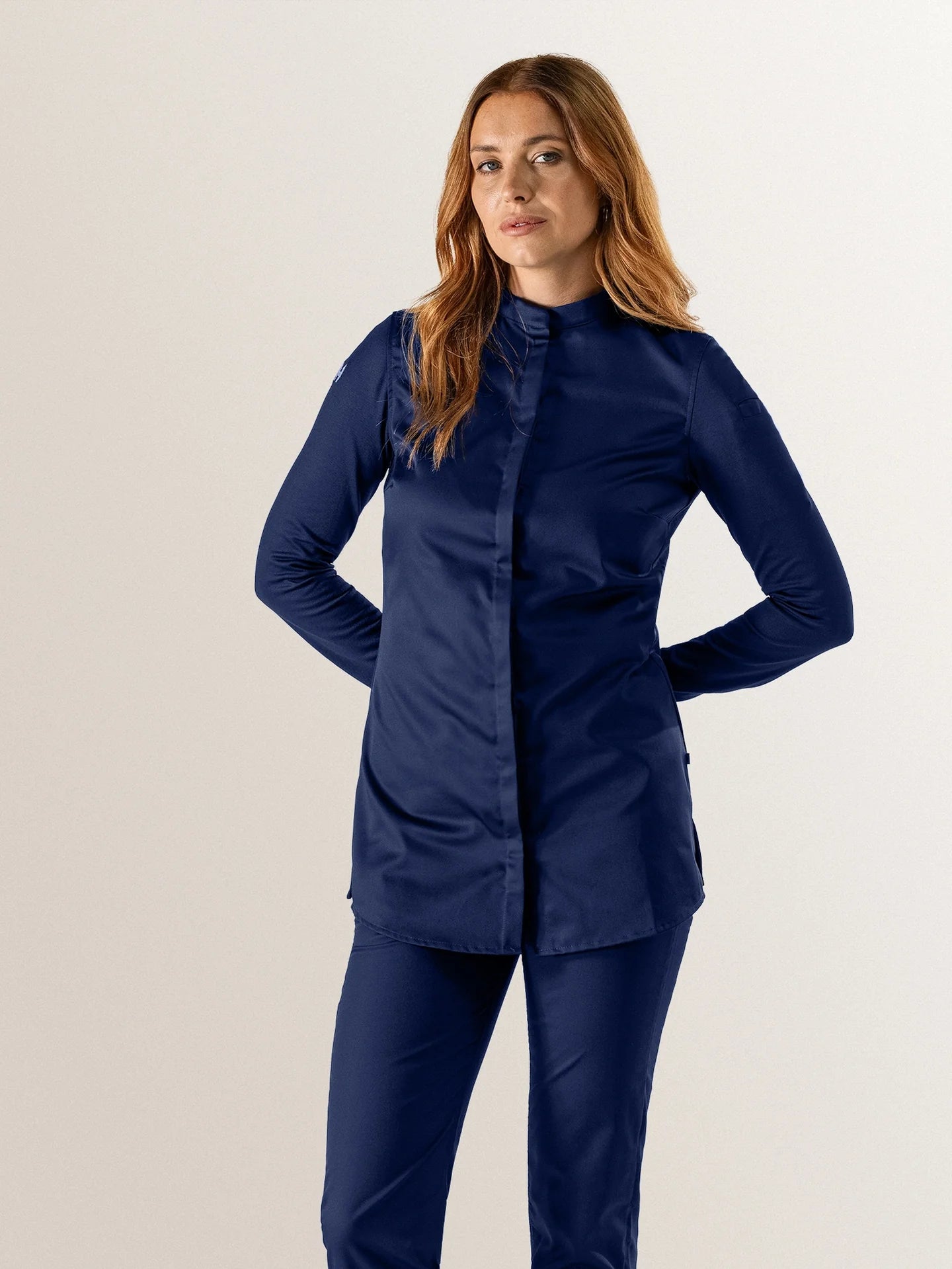 Chef Jacket Jolie Patriot Blue by Le Nouveau Chef -  ChefsCotton