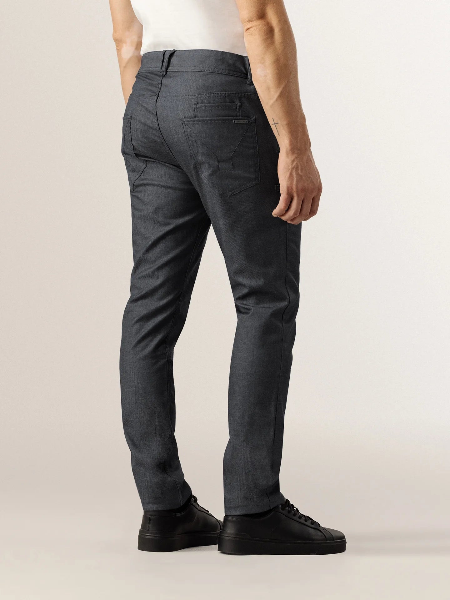 Chef Pants Chicago Black Denim by Le Nouveau Chef -  ChefsCotton
