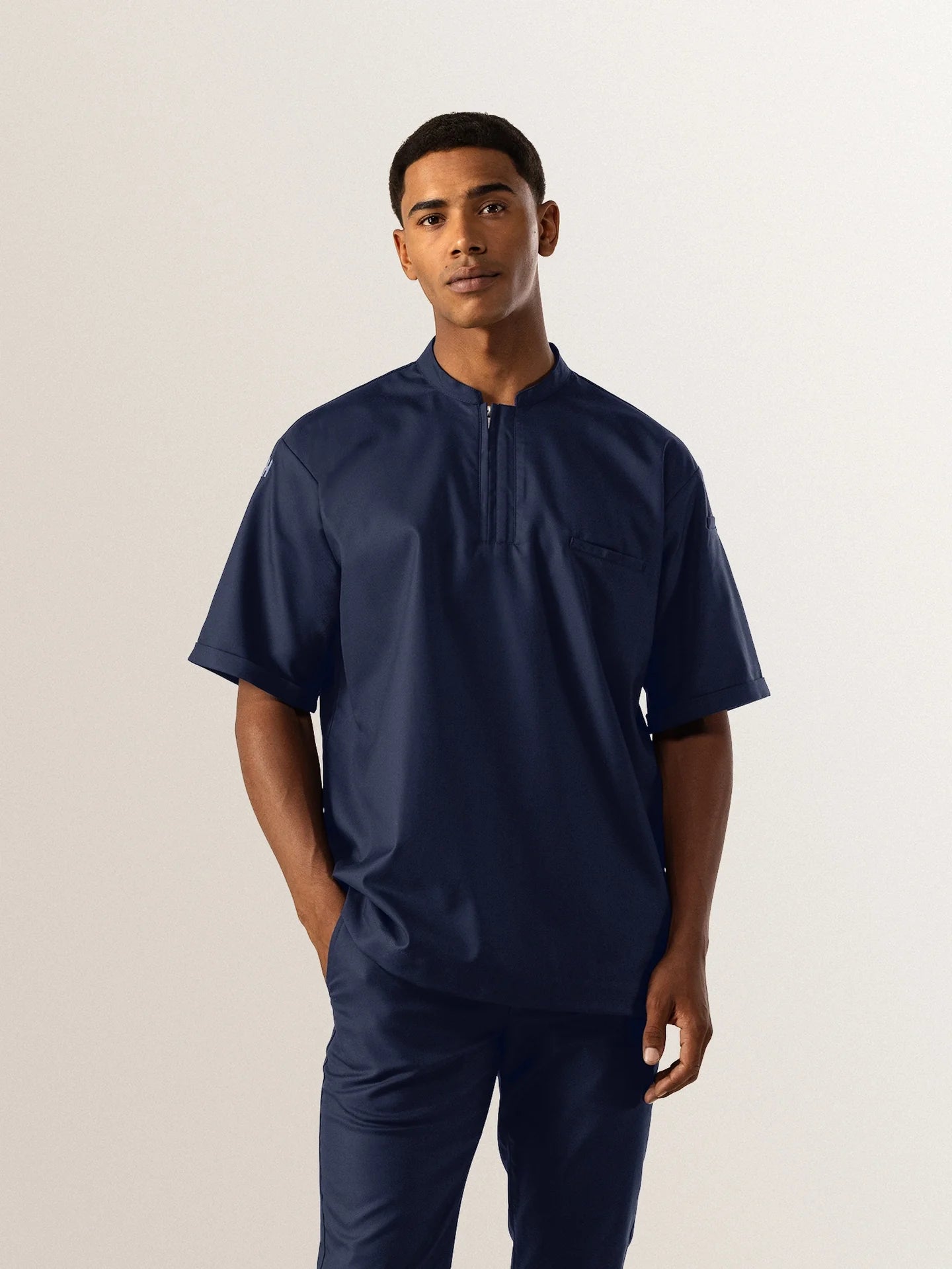 Chef T-shirt Henrique Deep Blue by Le Nouveau Chef -  ChefsCotton