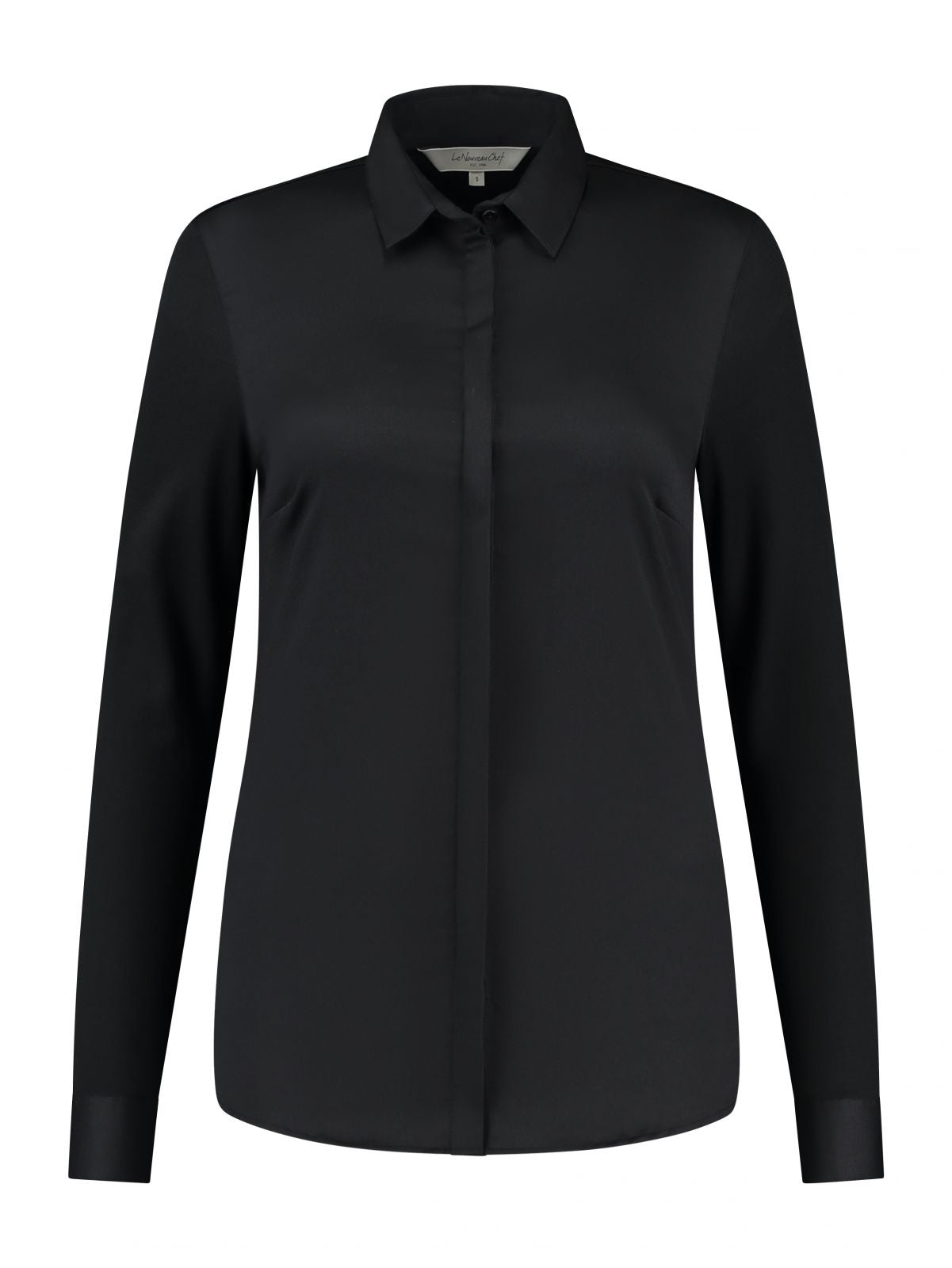 Blouse Demy Black by Le Nouveau Chef -  ChefsCotton