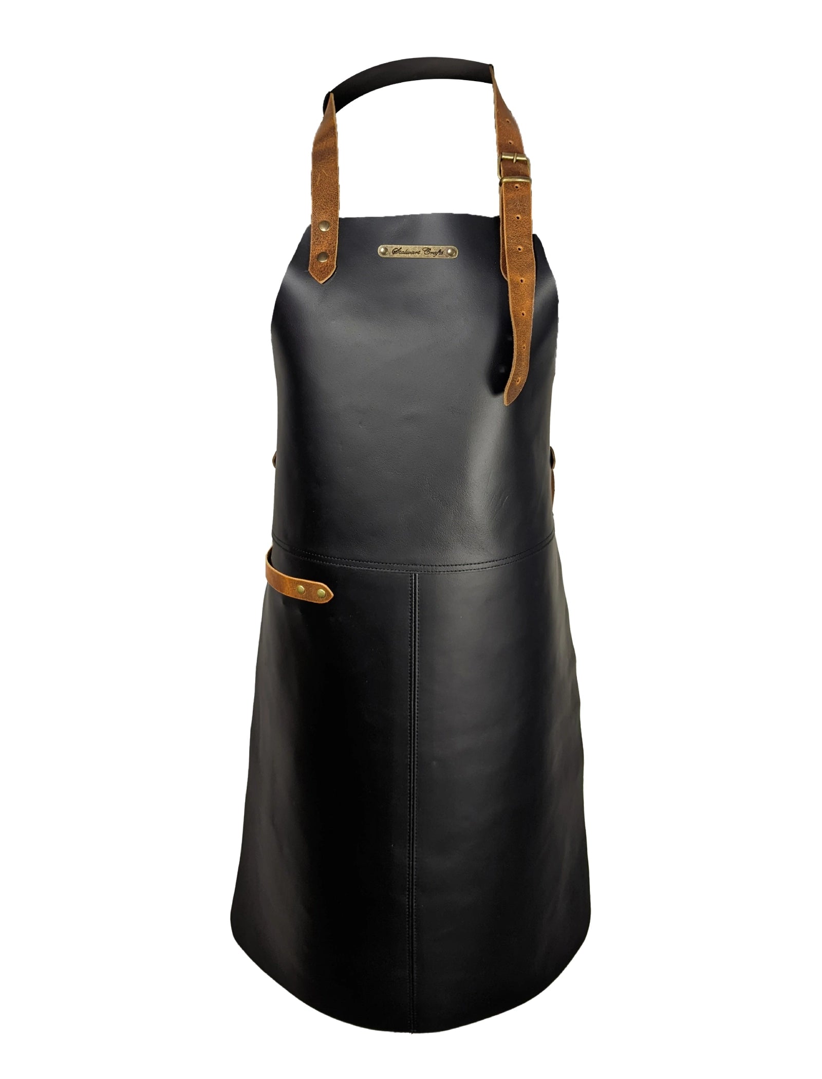 Leather Apron Classic Black Rustic by Professional -  ChefsCotton