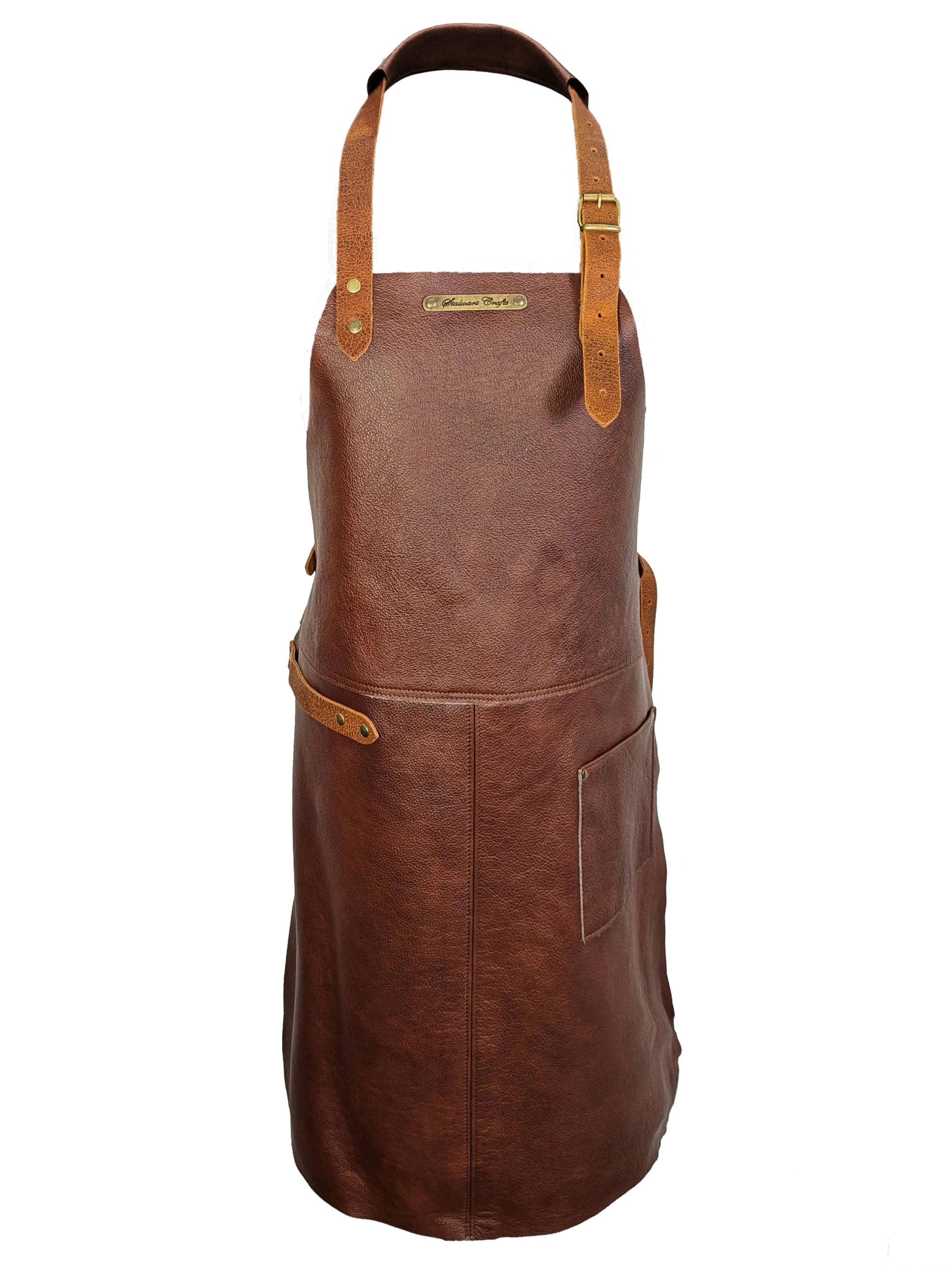 Leather Apron Classic Brown Deluxe by Professional -  ChefsCotton