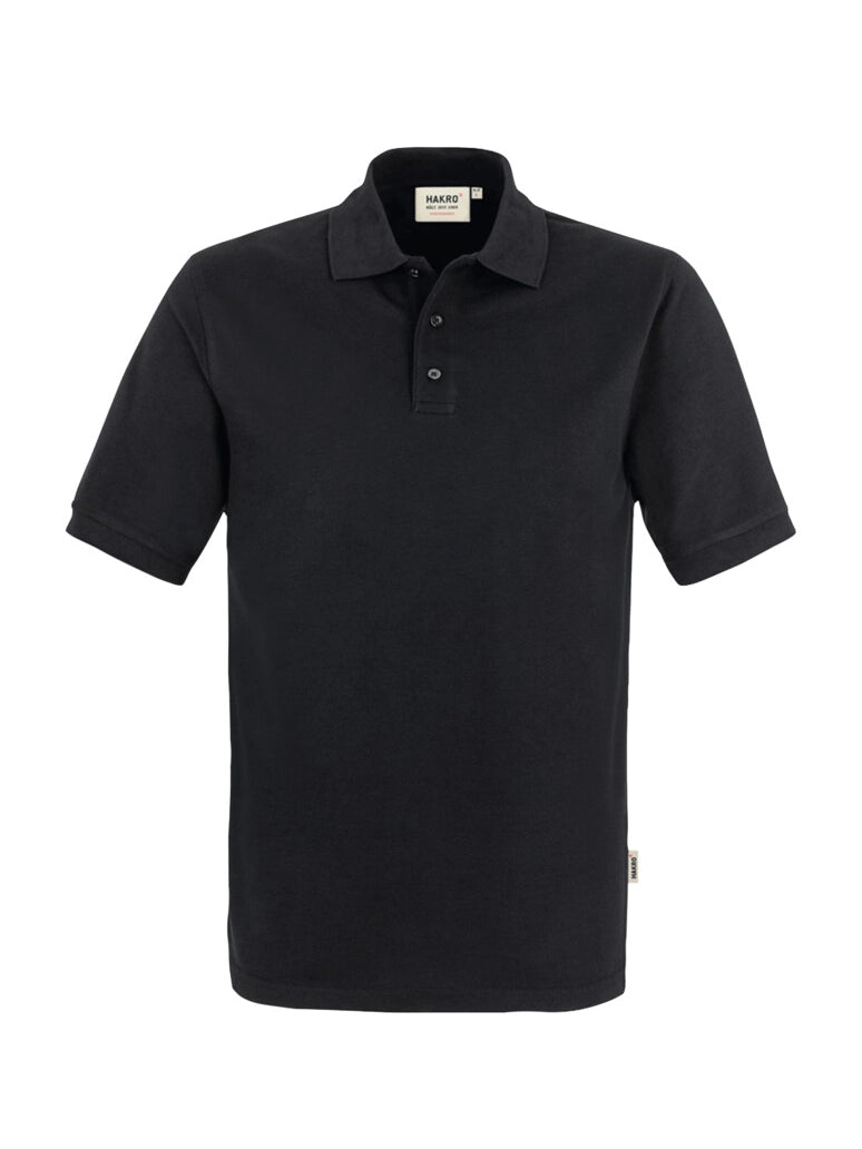 Performance Unisex Polo Mikralinar® Black by Hakro -  ChefsCotton