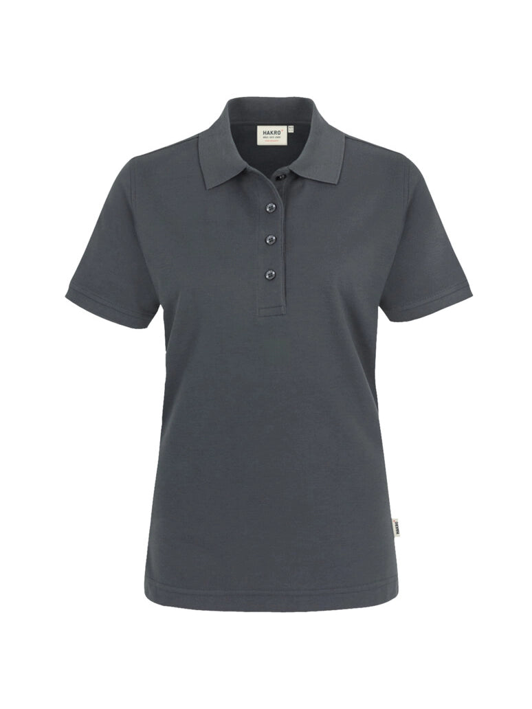 Performance Women Polo Mikralinar® Anthracite by Hakro -  ChefsCotton