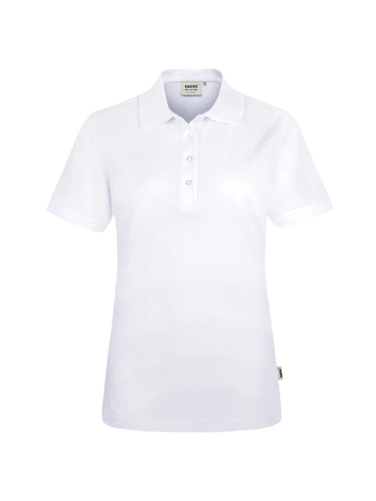 Performance Women Polo Mikralinar® White by Hakro -  ChefsCotton