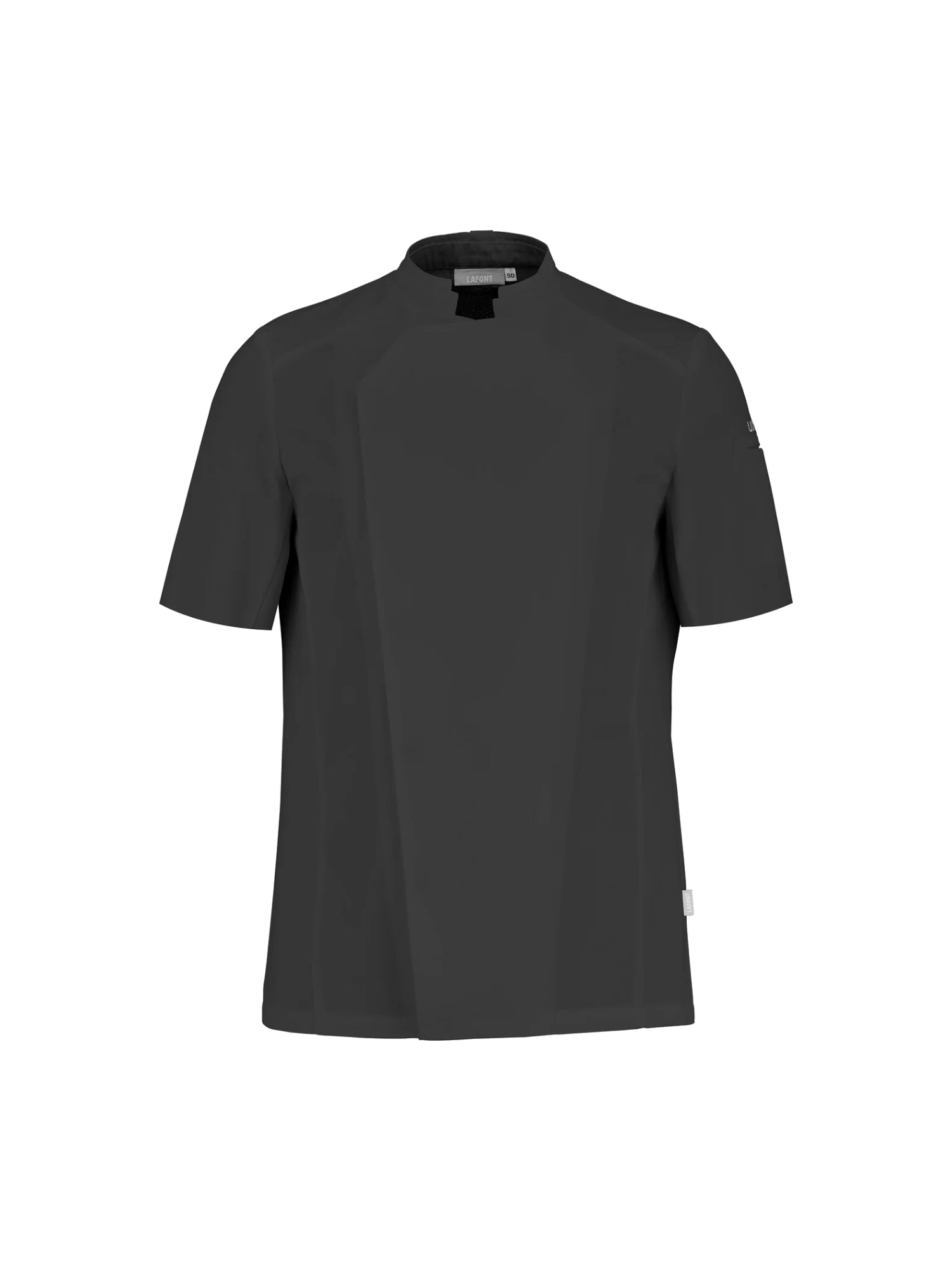 Short-Sleeved Chef Jacket Lemongrass 2 Black by LaFont -  ChefsCotton