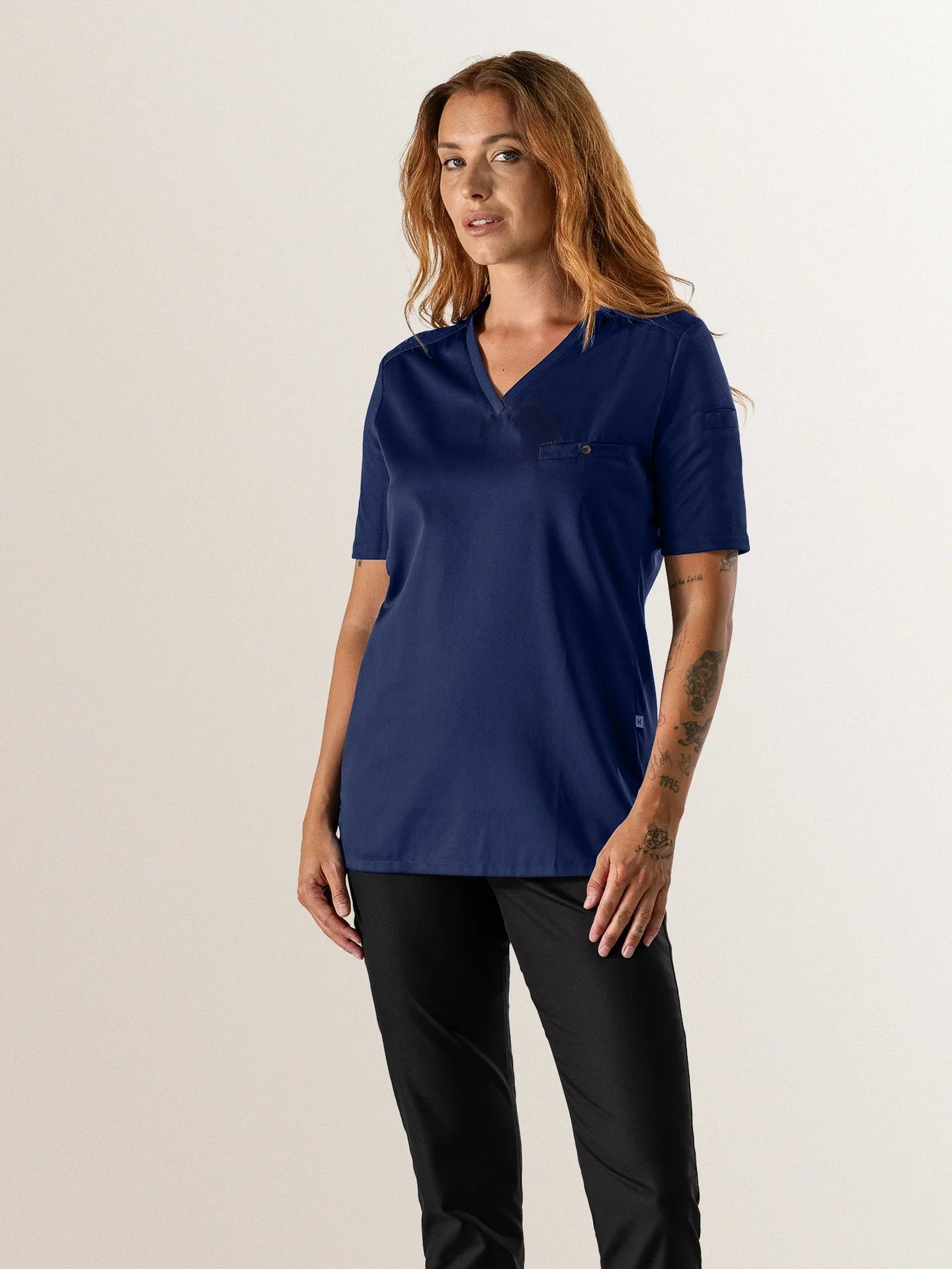 T-Shirt Fae Patriot Blue by Le Nouveau Chef -  ChefsCotton