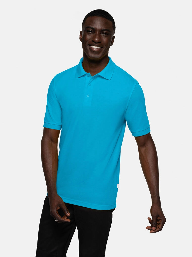 Unisex Polo Performance Mikralinar® Emerald by Hakro -  ChefsCotton