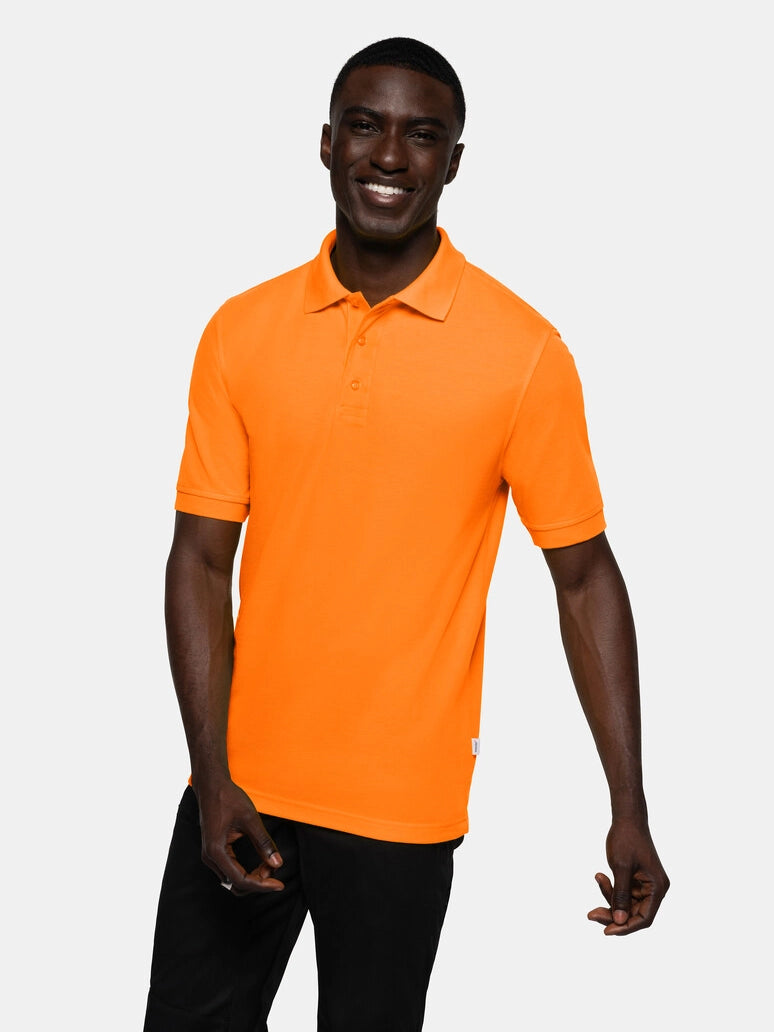 Unisex Polo Performance Mikralinar® Orange by Hakro -  ChefsCotton