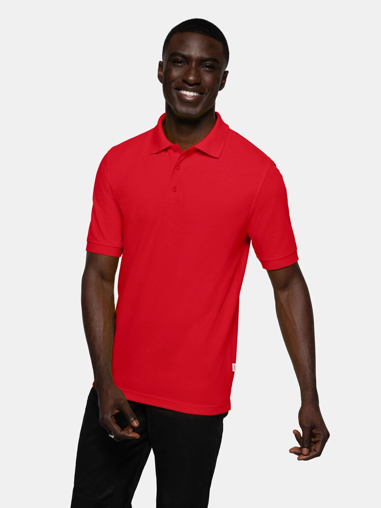 Unisex Polo Performance Mikralinar® Red by Hakro -  ChefsCotton