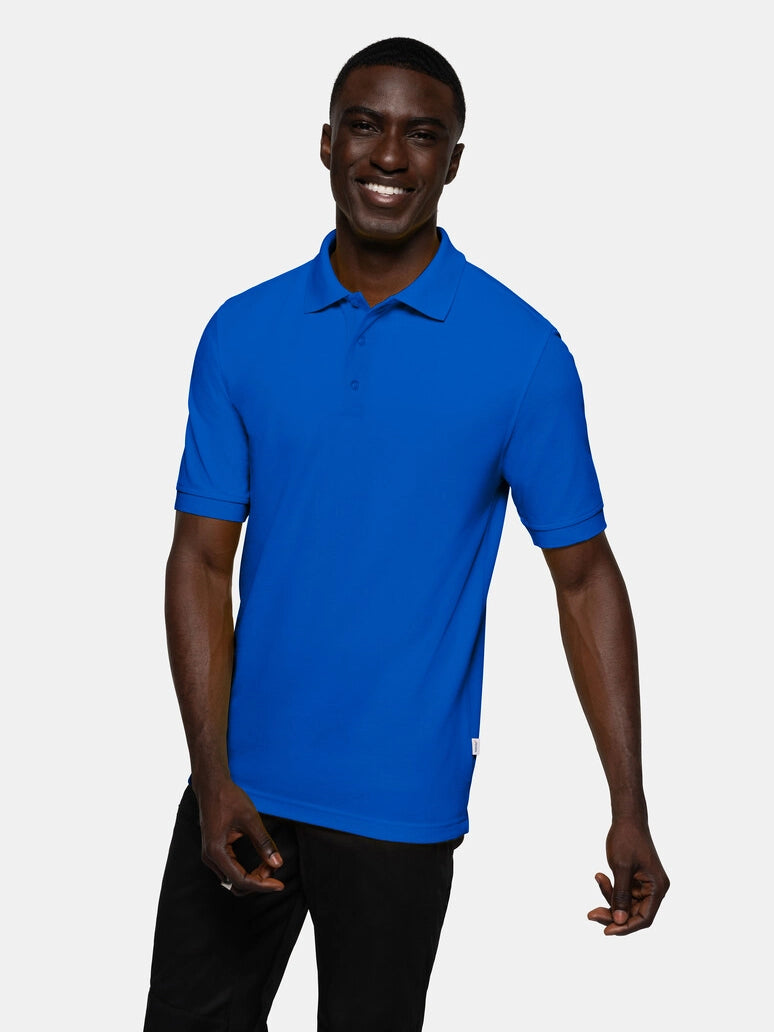 Unisex Polo Performance Mikralinar® Royal Blue by Hakro -  ChefsCotton