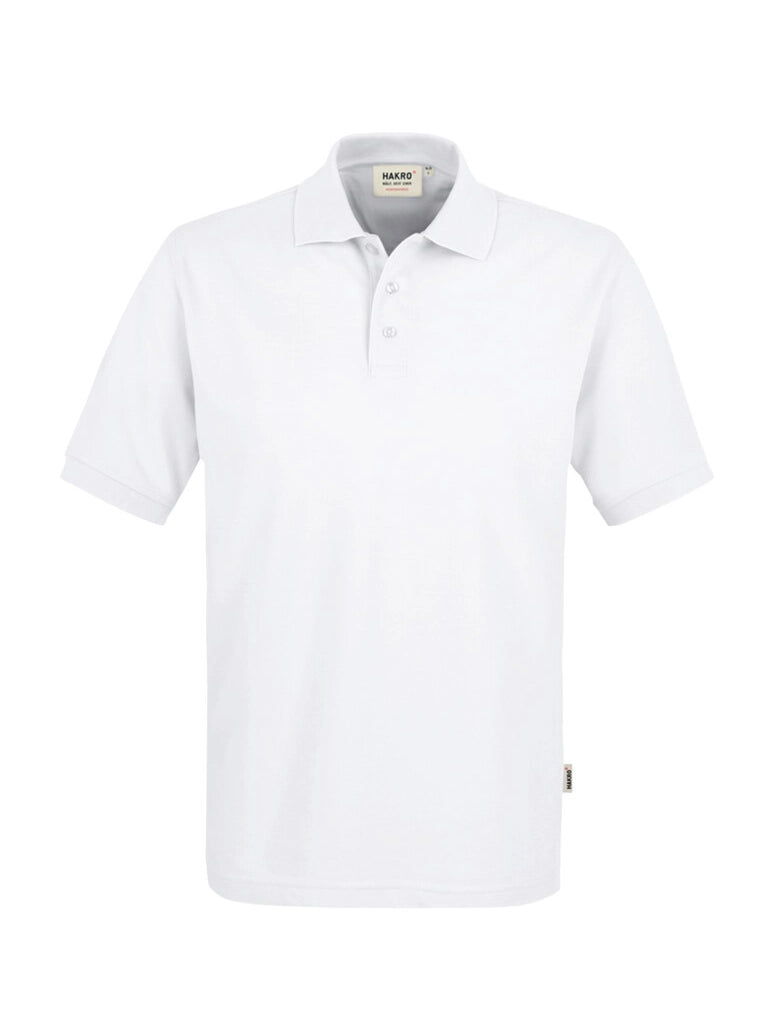 Unisex Polo Performance Mikralinar® White by Hakro -  ChefsCotton