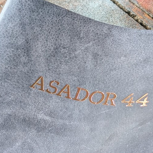 Menu Cover Copper Embossing